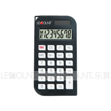 8 dígitos de doble poder mini tamaño de la calculadora de bolsillo con varios colores atractivos (LC361)